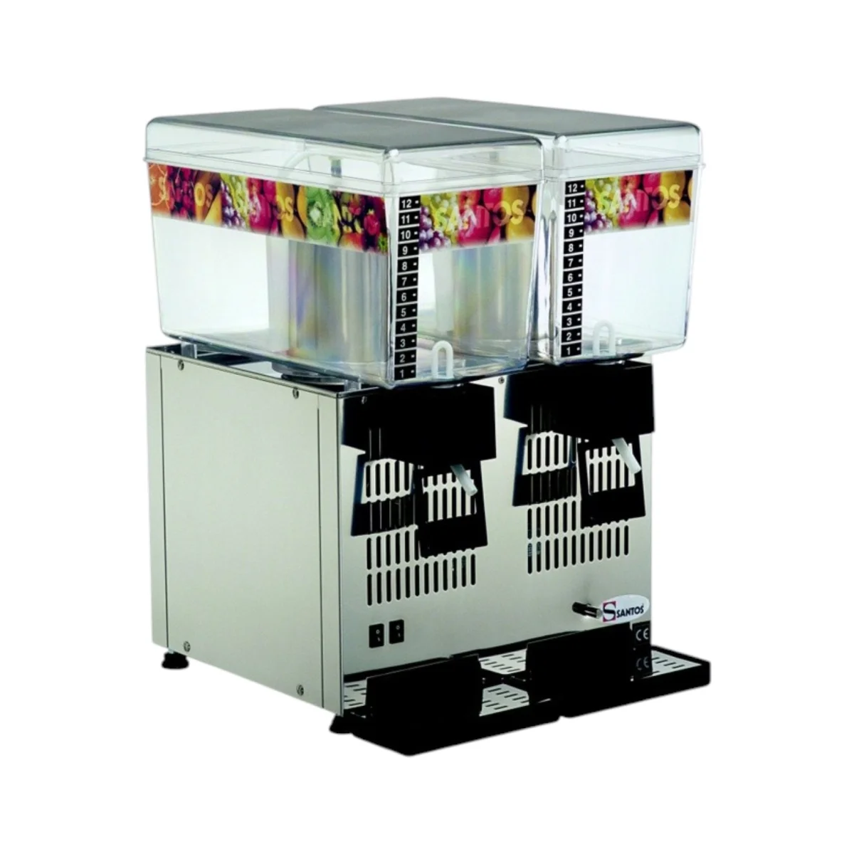 Juice Dispenser 2 Tank 34-2A Santos