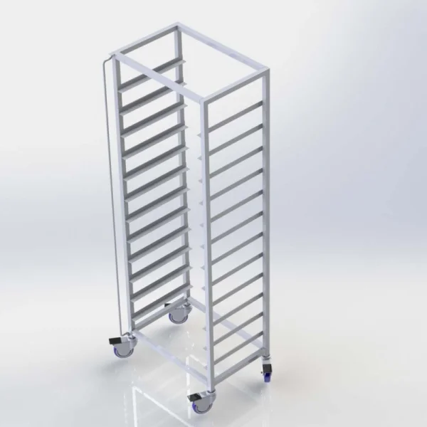 Sheffield Fabrications Tall Boy Trolley TBTDW Dishwash 500