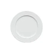 Arthur Krupp White Flat Plate (Round)