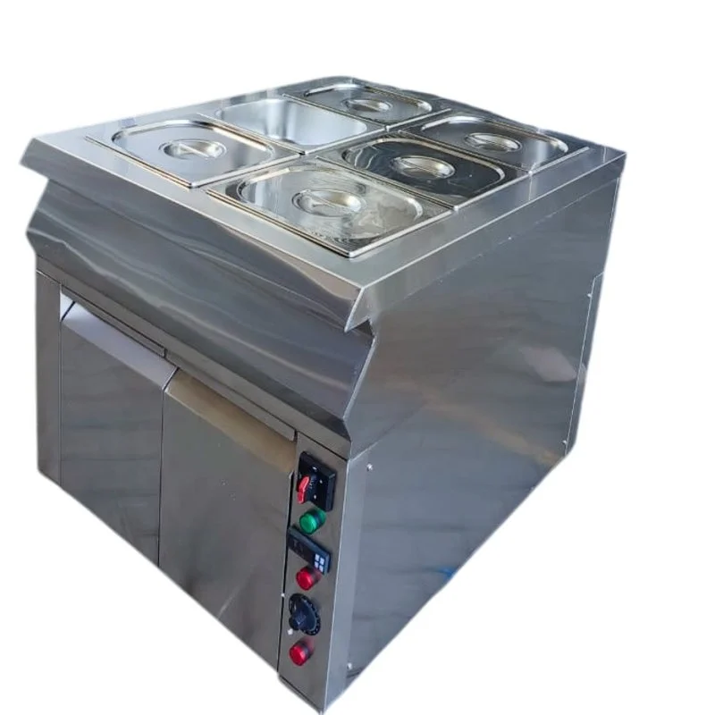 Sheffield Fabrications Bain Marie With Hot Cupboard 6 Half Containers - view 2