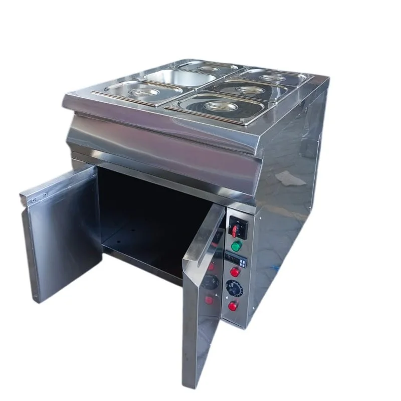 Sheffield Fabrications Bain Marie With Hot Cupboard 6 Half Containers - view 5