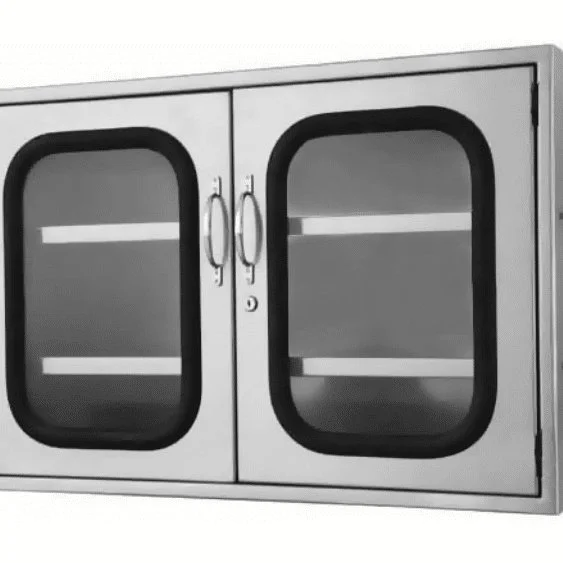 Sheffield Fabrications Stainless Steel Mortuary Instrument Cabinet