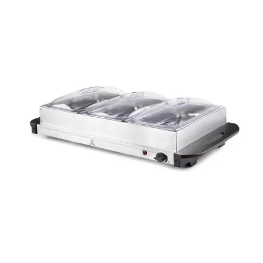 Steelology 3 Compartment Electric Buffet Server 1/3-65mm