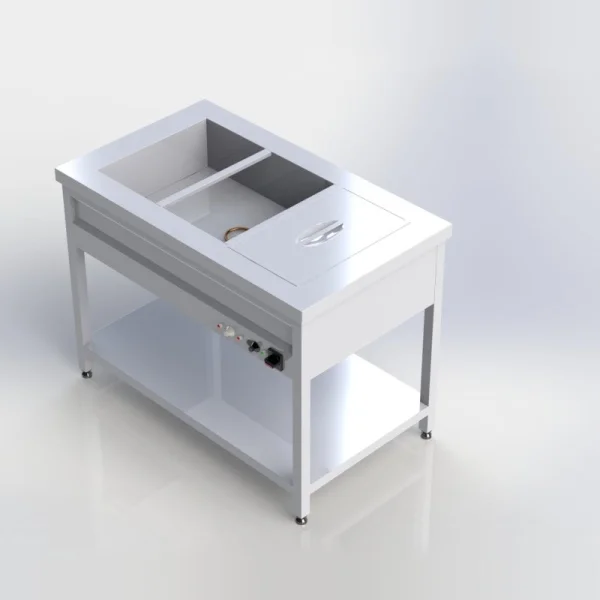 Sheffield Fabrications Bain Marie With Undershelf BMU1207-3