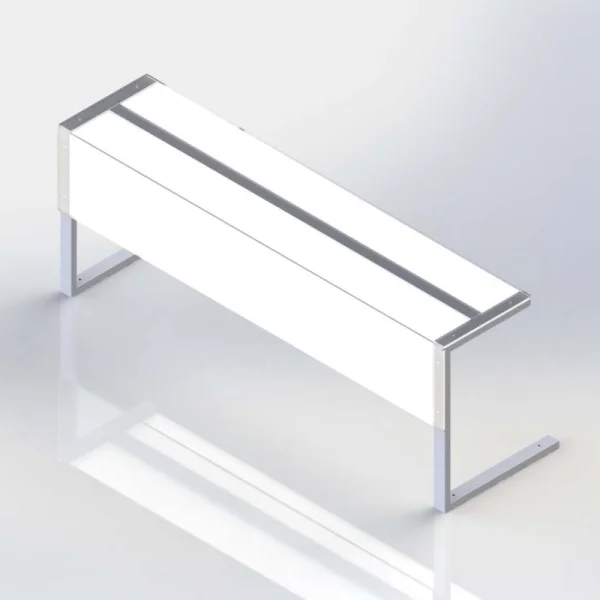 Sheffield Fabrications Square Sneeze Guard SGC165