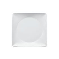 Arthur Krupp White Flat Plate (Square)