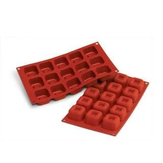Silikomatt Terracotta siliconflex-Medium square savarin