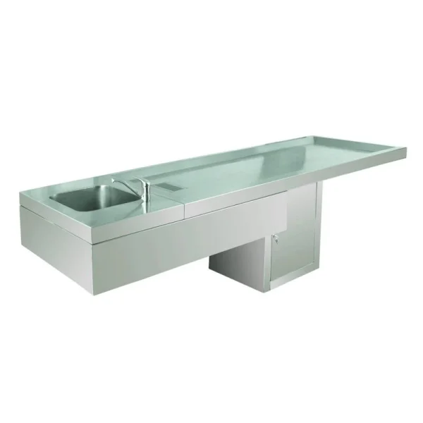 Sheffield Fabrications Autopsy Table With Sink