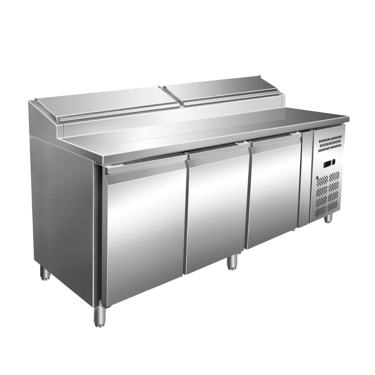 Salad Counter 3 Door 1800 Blueline