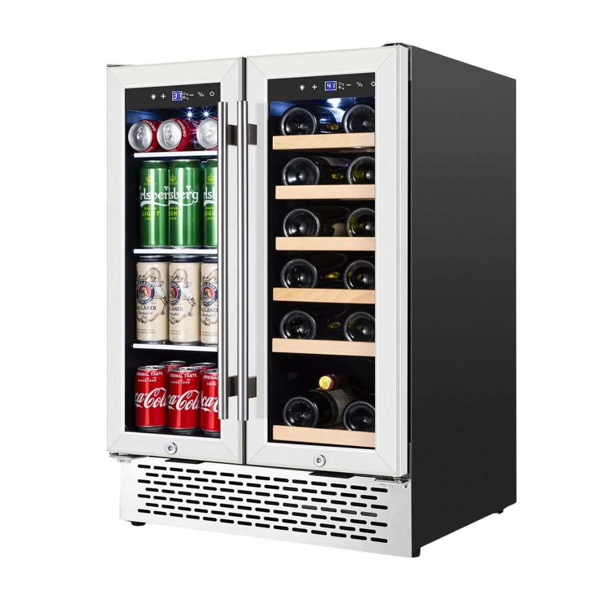 Blueline Dual Beverage & Wine Cooler YC-120-2D - view 2
