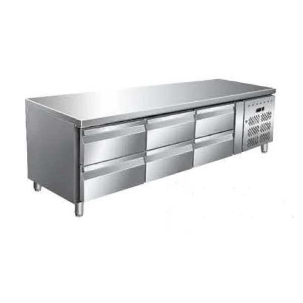 Drawer Counter Chiller 6 Drawers 1800 Blueline