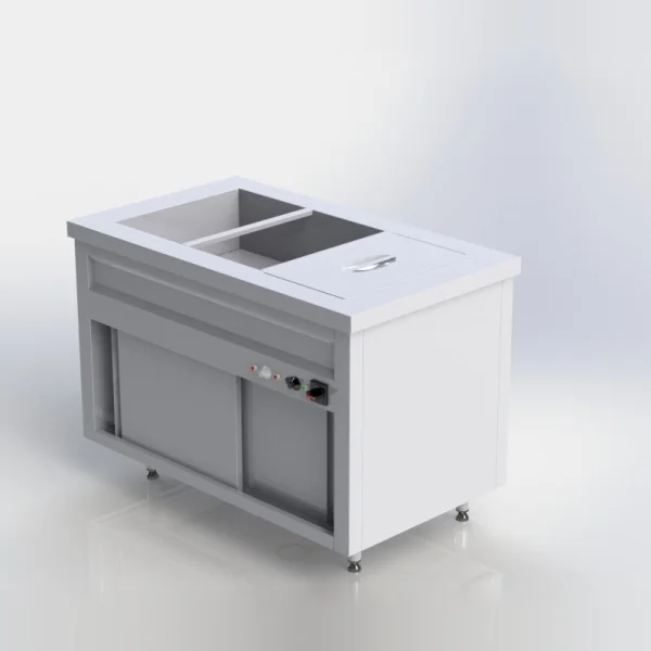 Sheffield Fabrications Bain Marie With Neutral Cupboard BMN1207-3