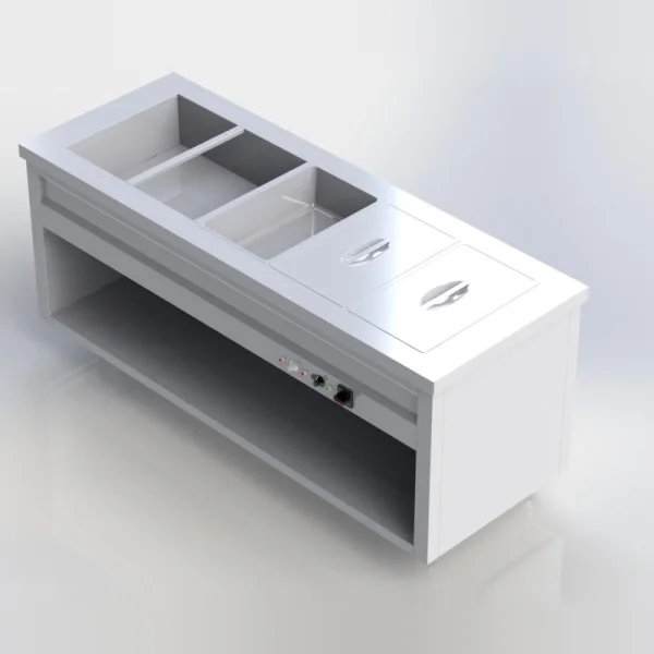 Sheffield Fabrications Bain Marie With Open Cupboard BMNO2007-5