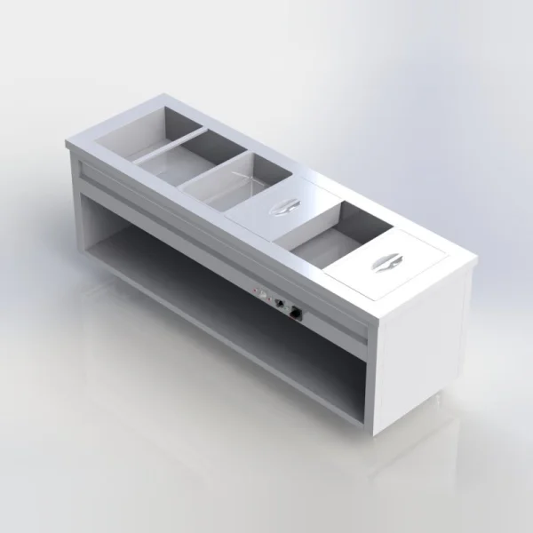 Sheffield Fabrications Bain Marie With Open Cupboard BMNO2307-6