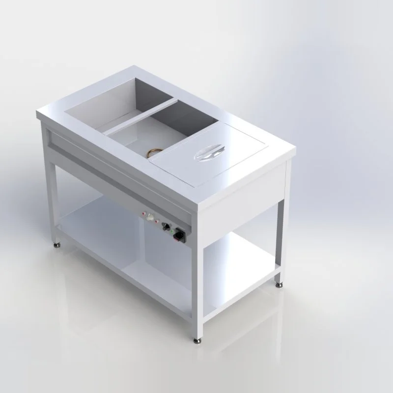 Sheffield Fabrications Bain Marie With Undershelf BMU1207-3
