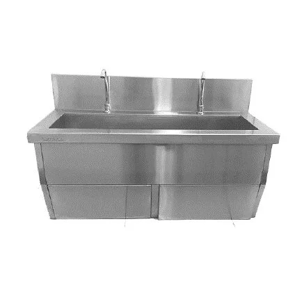Sheffield Fabrications Stainless Steel Wall Mounted Trough Sink
