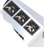 Sheffield Fabrications Three Burner High Pressure For Combined Cooker