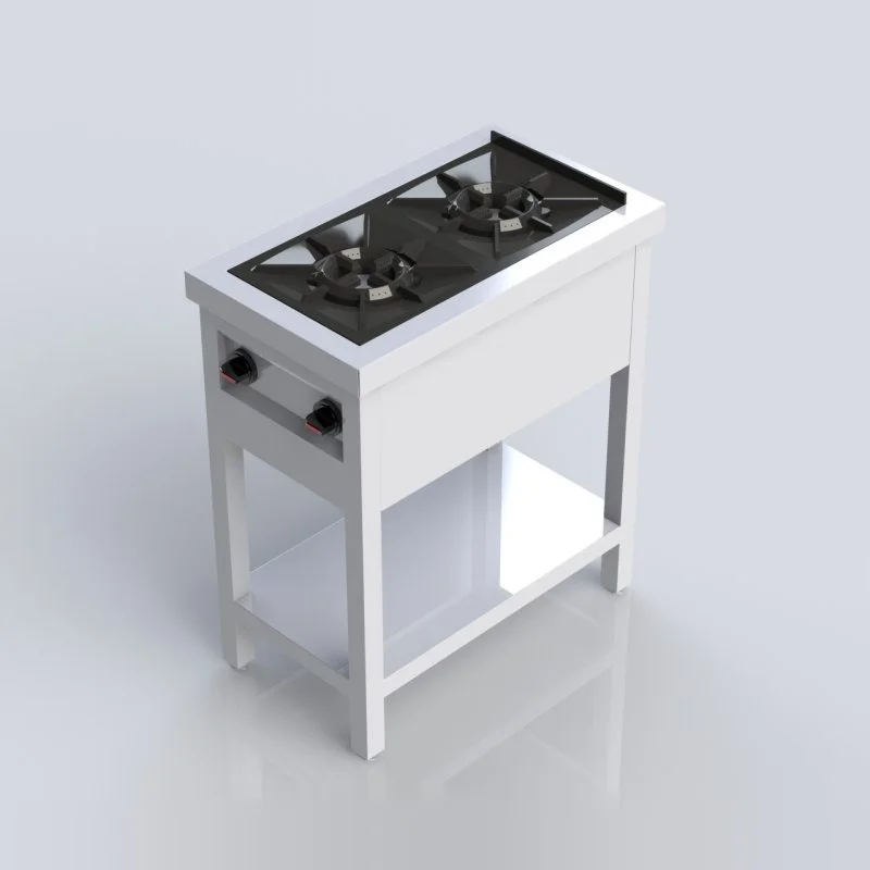 Sheffield Fabrications 2 Burner Low Pressure Cooker Free Standing