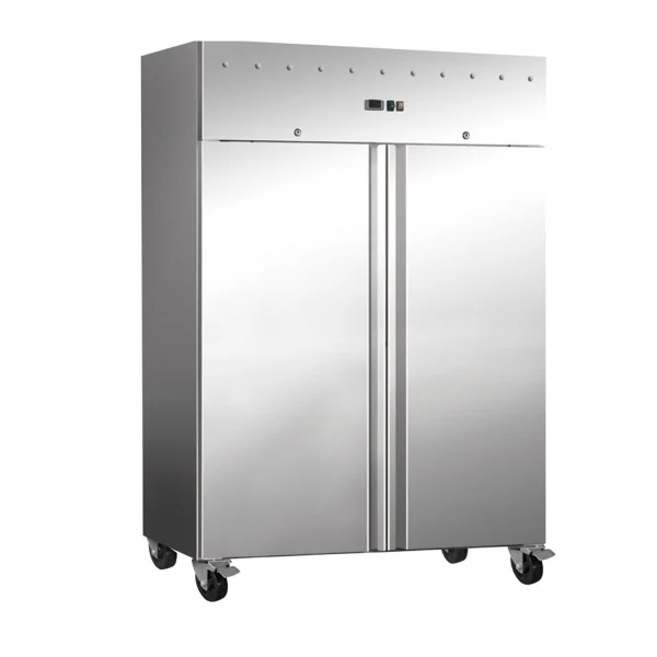 Upright Solid Door Freezer 2 Door Blueline GN1410BT