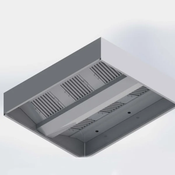 Sheffield Fabrications Island Type Hood 2400