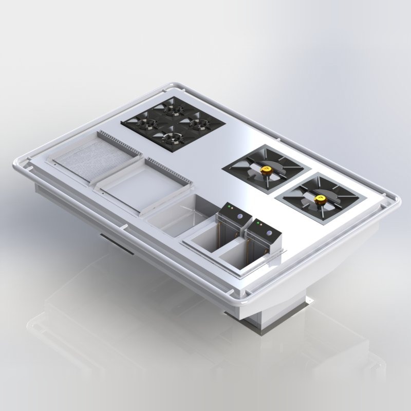 Sheffield Fabrications Island Type Combined Cooker