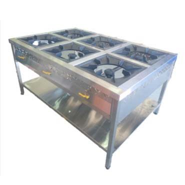 Sheffield Fabrications 6 Burner Low Pressure Cooker Free Standing 900MM