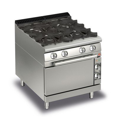 Baron 4 Burner Gas Range ON Gas Oven Q90PCF/G8001