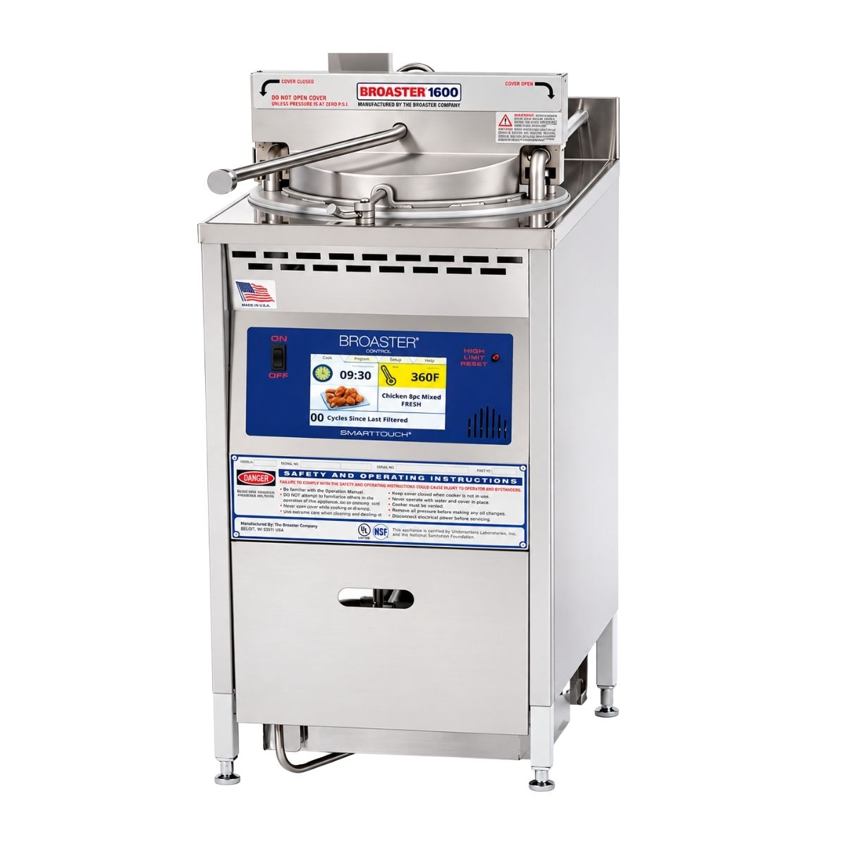 HDS Pressure Fryer Electric Broaster 1600