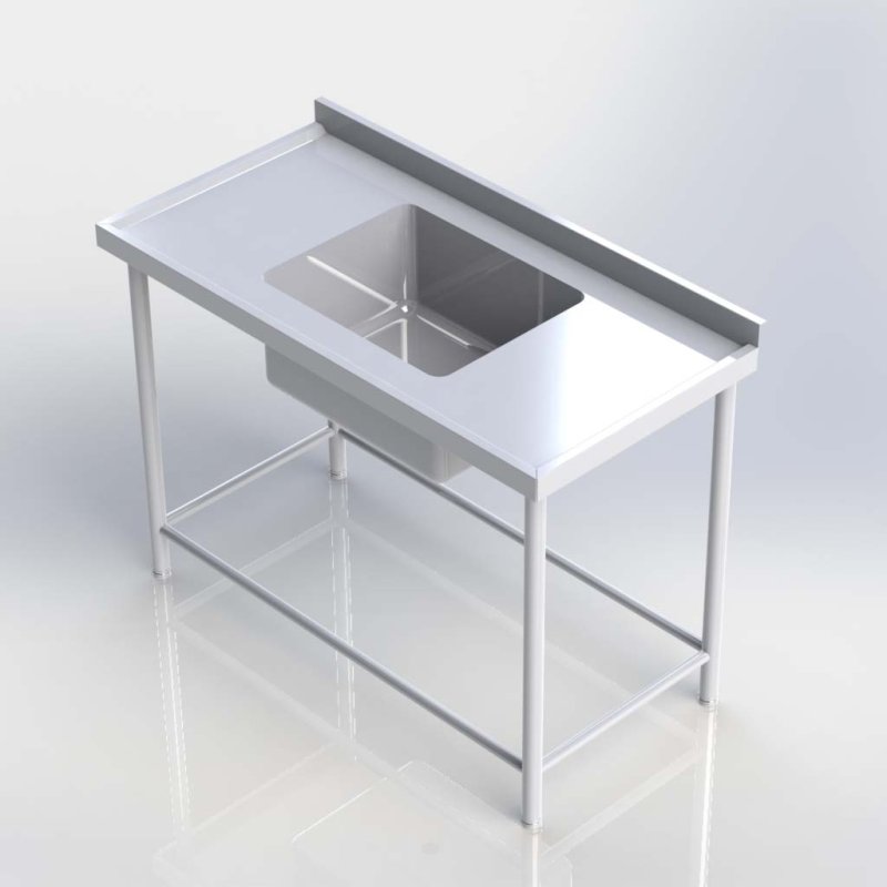 Sheffield Fabrications Single Bowl Sink SSB1206R