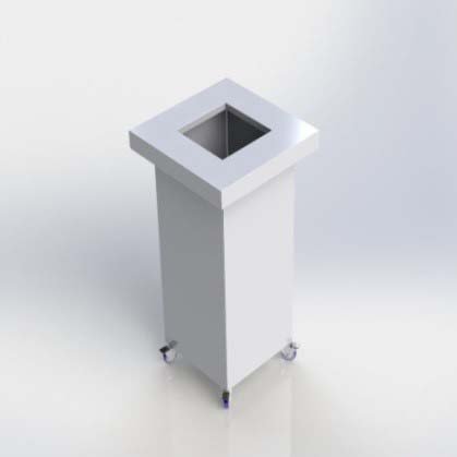Sheffield Fabrications Stainless Steel Dustbin DB-3508