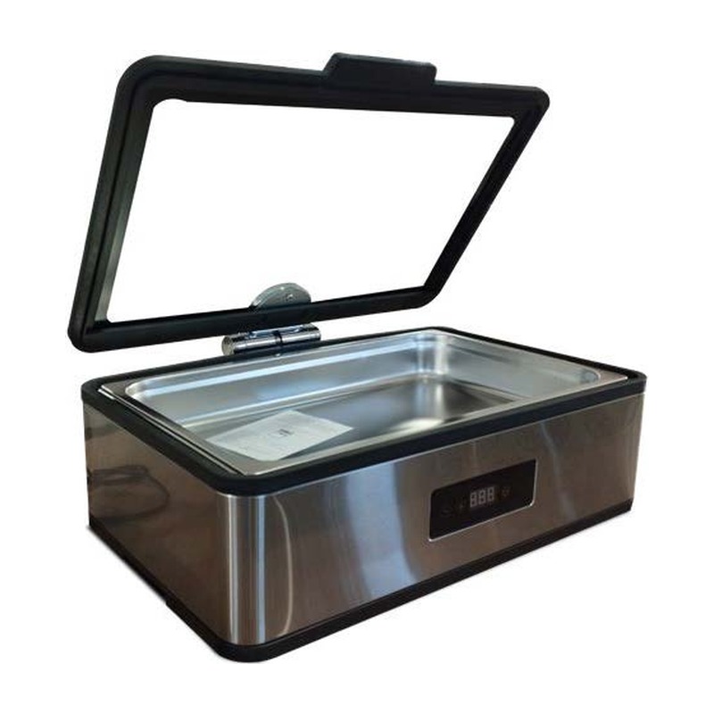 Steelology Digital SS Square Chaffing Dish 6.5 Litres