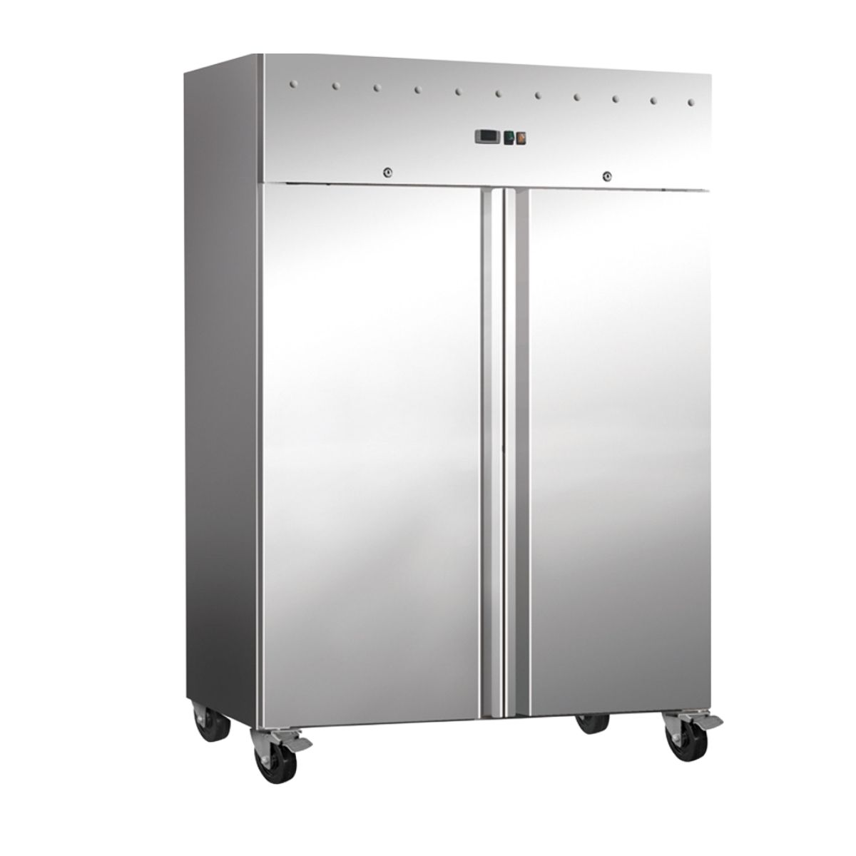Upright Solid Door Freezer 2 Door Blueline GN1410BT