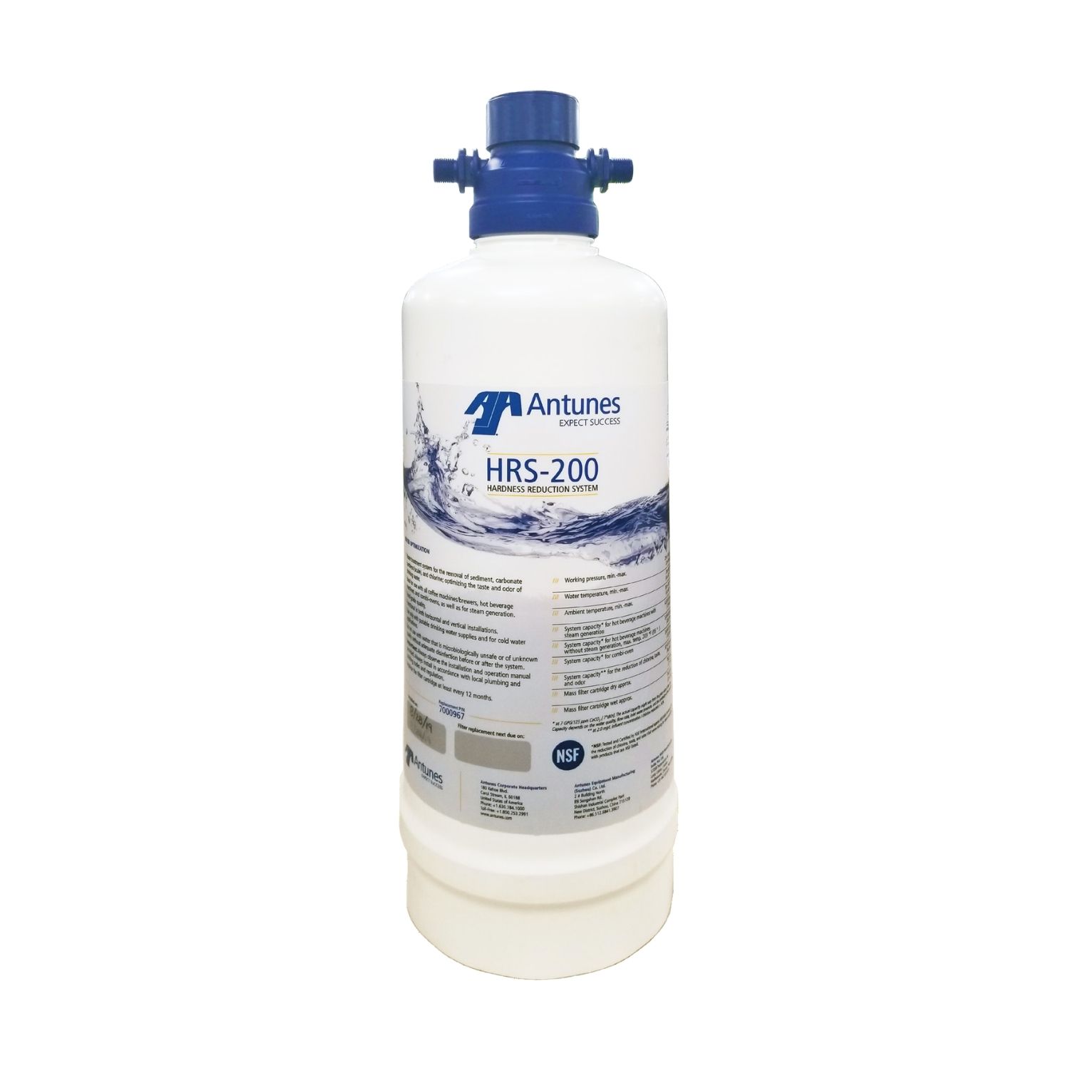 Antunes HRS - Hardness Reduction System