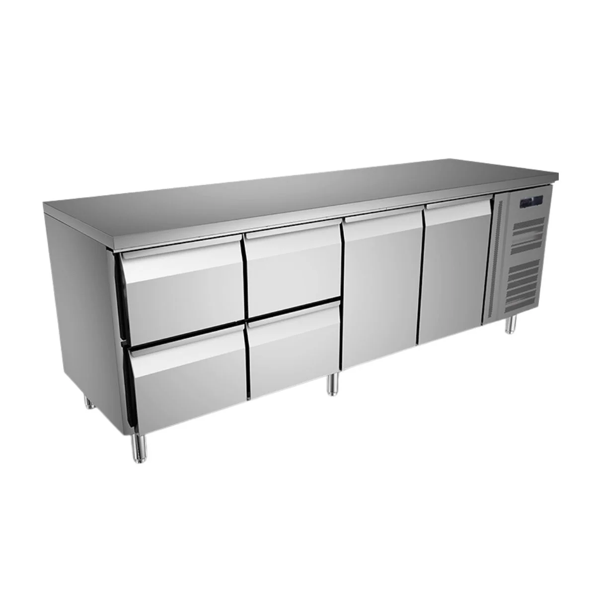 Blueline Refrigerated Counter Chiller 2 Doors & 4 Drawers ( 2230*700)
